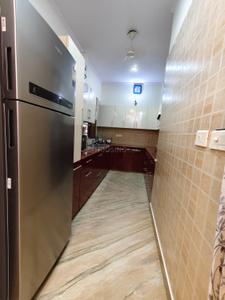 Kitchen Image of 1700 Sq.ft 3 BHK Builder Floor for rent in Pioneer Floors - 8, Sector 15 Gurgaon for Rs. 53000