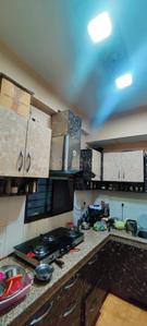 Kitchen Image of 921 Sq.ft 2 BHK Apartment / Flat for rent in Gangotri Enclave, Roberts Lines Lucknow for Rs. 19000