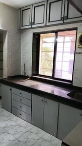 Kitchen Image of 550 Sq.ft 1 BHK Apartment / Flat for rent in Evershine Nagar, Malad West Mumbai for Rs. 37000