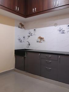Kitchen Image of 650 Sq.ft 1 BHK Apartment / Flat for rent in Kartik Nagar Bengaluru for Rs. 20000