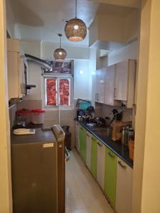 Kitchen Image of 1250 Sq.ft 3 BHK Apartment / Flat for rent in Amrapali Castle, Chi V Greater Noida for Rs. 33000