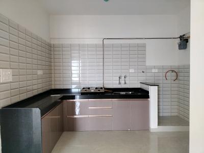 Kitchen Image of 966 Sq.ft 2 BHK Apartment / Flat for rent in Essen Aishwaryam Comfort, Chinchwad Pune for Rs. 30000