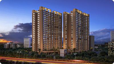 Image of 1109 Sq.ft 2 BHK Apartment / Flat for sale in Sukhwani Ambar, Wakad, Pune for Rs. 8900000