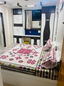 Bedroom Image of 880 Sq.ft 2 BHK Apartment / Flat for rent in City Shine Society, Kopar Khairane Navi Mumbai for Rs. 45000