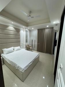 Bedroom Image of 680 Sq.ft 1 BHK Builder Floor for rent in Alpha Corp Sky1, Sector 15 Gurgaon for Rs. 36000