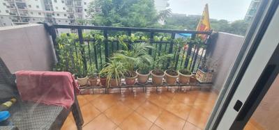 Balcony Image of 1550 Sq.ft 3 BHK Apartment / Flat for rent in SJR Equinox, Electronic City Bengaluru for Rs. 52000