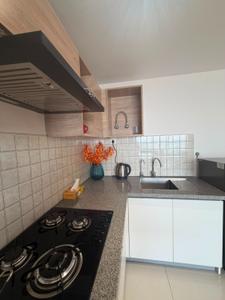 Kitchen Image of 710 Sq.ft 1 RK Studio for rent in Godrej The Suites, Jaypee Greens Greater Noida for Rs. 30000