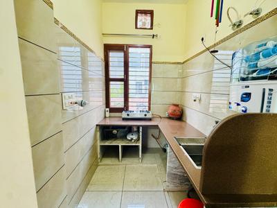 Kitchen Image of 700 Sq.ft 2 BHK Apartment / Flat for rent in Model Town Rohtak for Rs. 20000