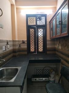 Kitchen Image of 400 Sq.ft 1 BHK Builder Floor for rent in Laxmi Nagar New Delhi for Rs. 16000