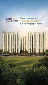 Image of 1775 Sq.ft 3 BHK Apartment / Flat for sale in GHR Callisto, Kollur, Hyderabad for Rs. 14000000