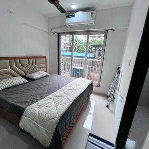 Bedroom Image of 586 Sq.ft 1 BHK Apartment / Flat for rent in Deraiya Nehru Nagar Nirmal CHS Ltd, Kurla East Mumbai for Rs. 58000