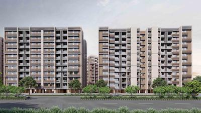 Image of 900 Sq.ft 3 BHK Apartment / Flat for sale in Adani Atrius, Jagatpur, Ahmedabad for Rs. 9200000