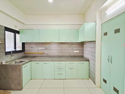 Kitchen Image of 1600 Sq.ft 3 BHK Apartment / Flat for rent in Gurukul Ahmedabad for Rs. 45000