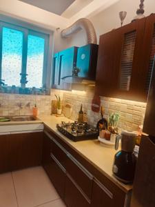 Kitchen Image of 900 Sq.ft 3 BHK Builder Floor for sale in Dream Rehmat Homez, Sanauli Zirakpur for Rs. 4700000