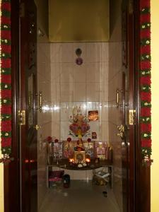 Pooja Room Image of 900 Sq.ft 2 BHK Builder Floor for rent in No-603, Chandra Layout Extension Bengaluru for Rs. 15000