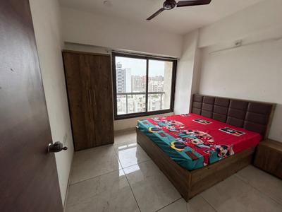 Bedroom Image of 2124 Sq.ft 3 BHK Apartment / Flat for rent in Shubhaarambh Shilp Serenity, Sargasan Gandhinagar for Rs. 30000