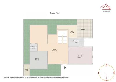 Image of 2670 Sq.ft 3 BHK Villa for sale in  Sarjapur Railway Mens Cghs Layout, Sarjapur, Bengaluru for Rs. 35400000