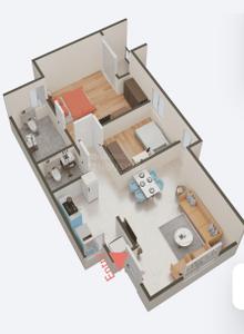 Image of 700 Sq.ft 2 BHK Apartment / Flat for rent in Bren Northern Lights, Kogilu, Bengaluru for Rs. 27000