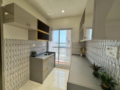 Kitchen Image of 1400 Sq.ft 3 BHK Apartment / Flat for sale in JSB Nakshatra Nirvaana II, Naigaon East Naigaon for Rs. 6700000