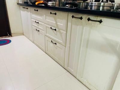 Kitchen Image of 600 Sq.ft 1 BHK Apartment / Flat for rent in Puraniks Aldea, Baner Pune for Rs. 28000