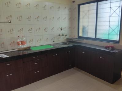 Kitchen Image of 750 Sq.ft 1 BHK Apartment / Flat for rent in Kalamba Kolhapur for Rs. 12000