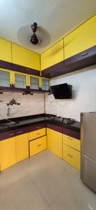 Kitchen Image of 650 Sq.ft 1 BHK Apartment / Flat for rent in Shah Complex II, Sanpada Navi Mumbai for Rs. 33000