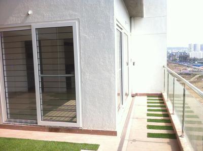Balcony Image of 1400 Sq.ft 2 BHK Apartment / Flat for sale in Mittal Royal Imperium Sky Garden, Balewadi Pune for Rs. 25000000