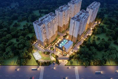 Image of 1139 Sq.ft 2 BHK Apartment / Flat for sale in Prestige Palm Court, Madhavaram, Chennai for Rs. 11800000