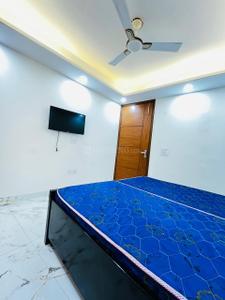 Bedroom Image of 470 Sq.ft 1 BHK Builder Floor for rent in Saket New Delhi for Rs. 15000