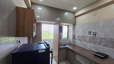 Kitchen Image of 693 Sq.ft 1 BHK Apartment / Flat for sale in Jagatpur Ahmedabad for Rs. 3600000