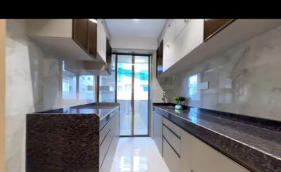Kitchen Image of 600 Sq.ft 1 BHK Apartment / Flat for sale in Raj Shree Shashwat, Mira Road East Mira Bhayandar for Rs. 7700000