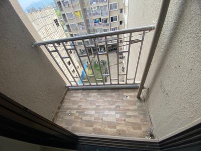 Balcony Image of 650 Sq.ft 1 BHK Apartment / Flat for rent in H B Nandanvan Phase 2, Taloja Navi Mumbai for Rs. 10500