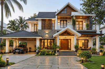 Brochure Image of 2000 Sq.ft 3 BHK Independent House for sale in Viyyoor Thrissur for Rs. 11800000