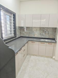 Kitchen Image of 650 Sq.ft 2 BHK Builder Floor for rent in Bhicholi Mardana Indore for Rs. 17000