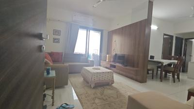 Living Room Image of 1480 Sq.ft 3 BHK Apartment / Flat for rent in Adani Amogha, Shantigram Ahmedabad for Rs. 40000