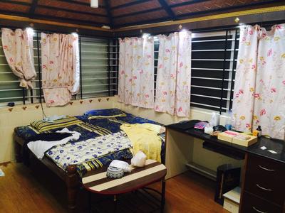 Bedroom Image of 400 Sq.ft 1 BHK Builder Floor for rent in Mahalakshmi Layout Bengaluru for Rs. 26000