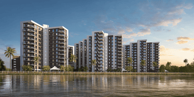 Image of 1250 Sq.ft 3 BHK Apartment / Flat for sale in Unimark Riviera, Uttarpara, Hooghly for Rs. 13000000
