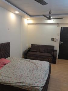 Bedroom Image of 400 Sq.ft 1 RK Builder Floor for rent in DLF Capital Greens, Karampura New Delhi for Rs. 23000