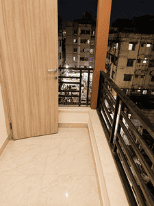 Balcony Image of 750 Sq.ft 2 BHK Apartment / Flat for sale in Baguiati Kolkata for Rs. 2500000