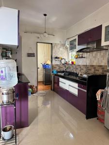 Kitchen Image of 650 Sq.ft 1 BHK Apartment / Flat for rent in Siddharth Ganga Tower, Kalyani Nagar Pune for Rs. 35000