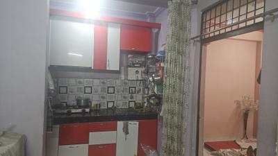 Kitchen Image of 603 Sq.ft 3 BHK Apartment / Flat for sale in Darshan Purwa Kanpur for Rs. 2600000
