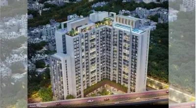Image of 1677 Sq.ft 3 BHK Apartment / Flat for sale in K Raheja Amaltis, Sion, Mumbai for Rs. 53800000