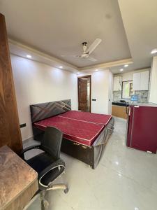 Bedroom Image of 400 Sq.ft 1 RK Studio for rent in Rajouri Garden New Delhi for Rs. 19500
