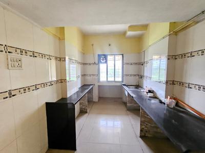 Kitchen Image of 670 Sq.ft 1 BHK Apartment / Flat for rent in Wadhwa Heights Shiv Leela, Kalyan West Kalyan for Rs. 13000