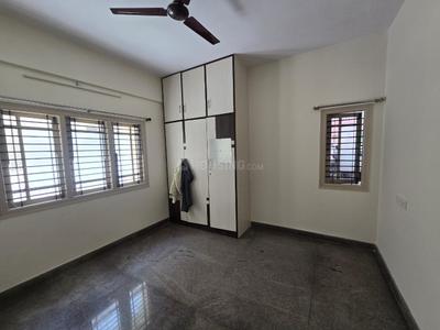 Bedroom Image of 400 Sq.ft 1 BHK Builder Floor for rent in Sanjaynagar Bengaluru for Rs. 19000