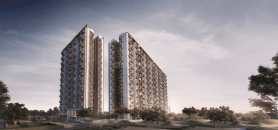 Image of 1014 Sq.ft 2 BHK Apartment / Flat for sale in Godrej Urban Retreat, Kharadi Annex, Pune for Rs. 10500000