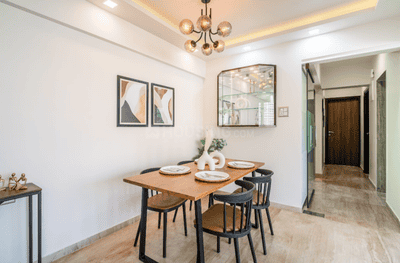Living Room Image of 1120 Sq.ft 3 BHK Apartment / Flat for sale in Srishti Synchronicity, Powai Mumbai for Rs. 33500000