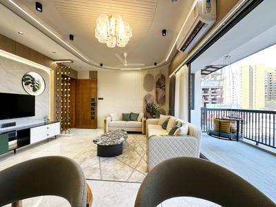 Balcony Image of 1825 Sq.ft 3 BHK Apartment / Flat for sale in Pal Surat for Rs. 12100000