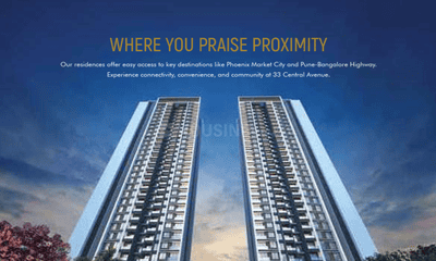 Image of 800 Sq.ft 2 BHK Apartment / Flat for sale in Wakad, Pune for Rs. 9000000