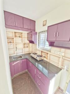 Kitchen Image of 600 Sq.ft 1 BHK Apartment / Flat for rent in S.G. Palya Bengaluru for Rs. 22000